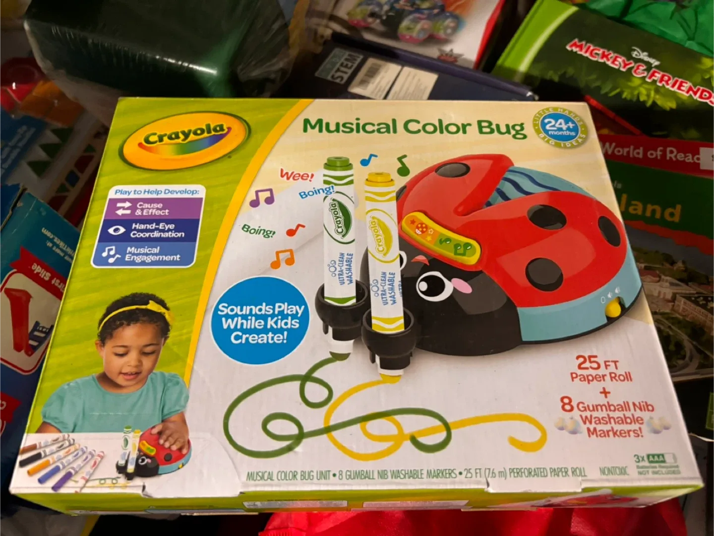 Crayola Musical Color Bug - Sounds Play While Kids Create!
