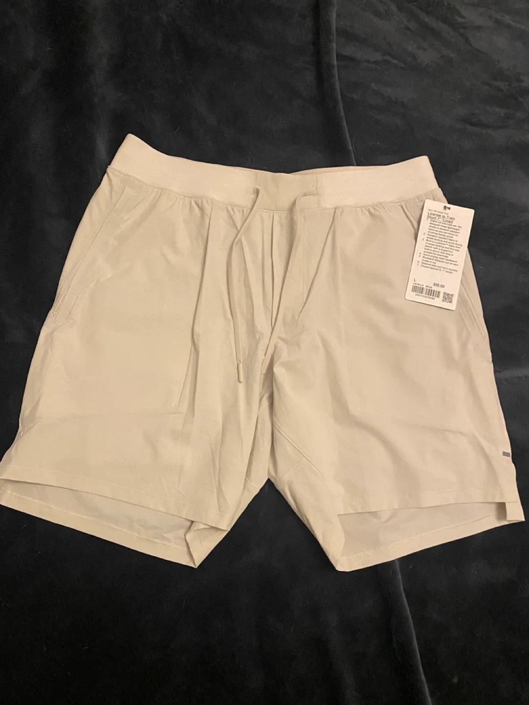 Lululemon License to Train Short 7" Bone Size L #cleanout