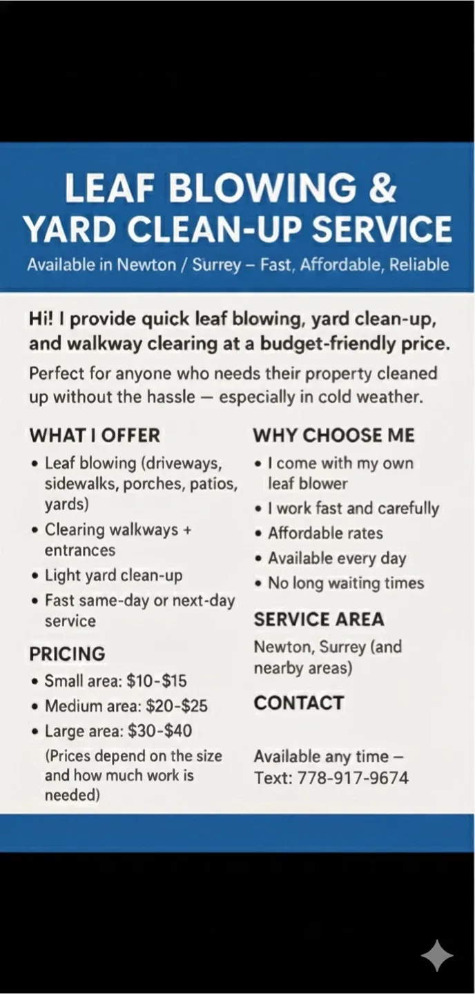 Yard and driveway simple cleanup image indicator(2)