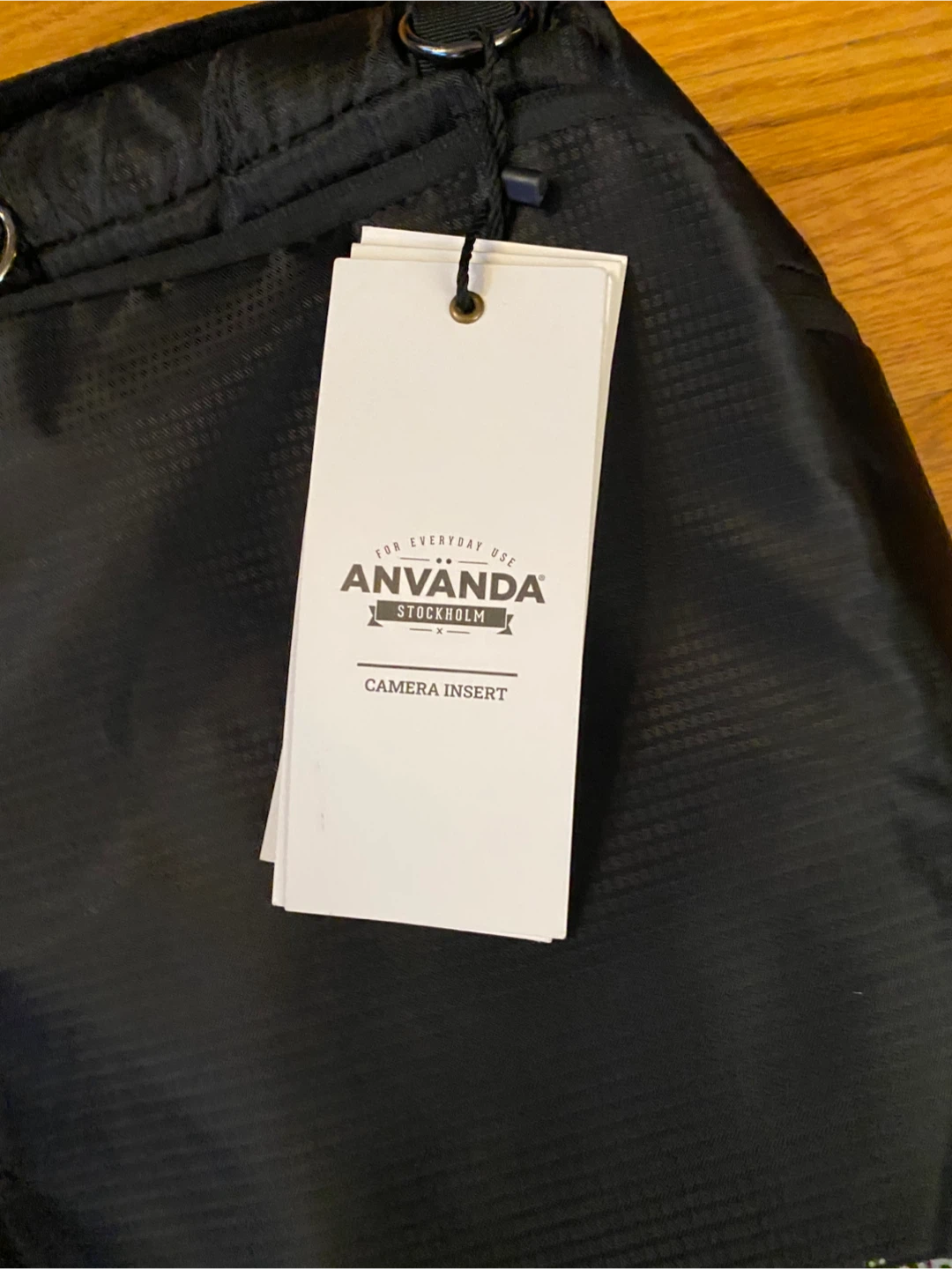 Anvanda Camera Insert Bag - Black - photo 2