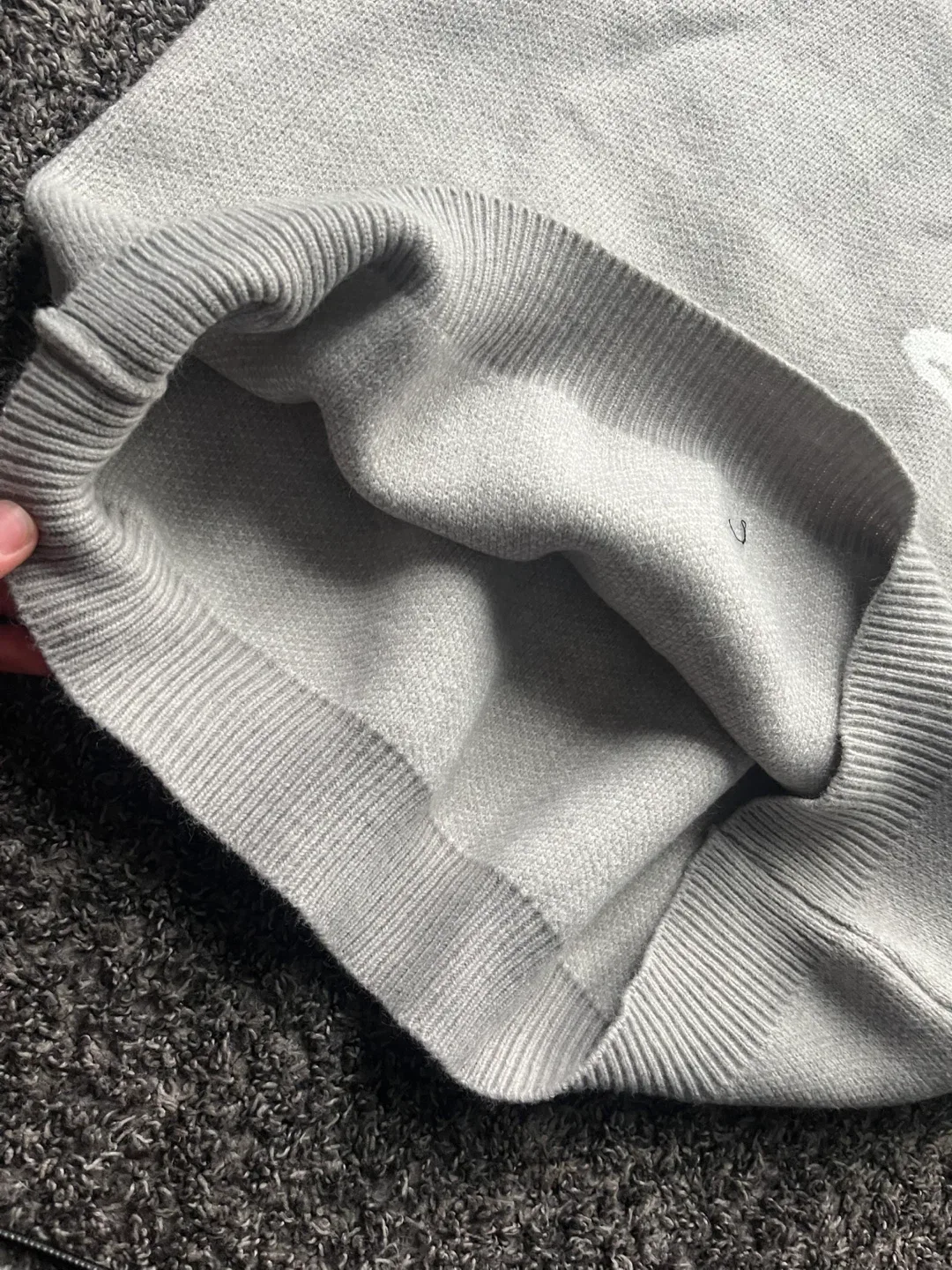 Louis Vuitton Grey Wool Sweater image indicator(5)