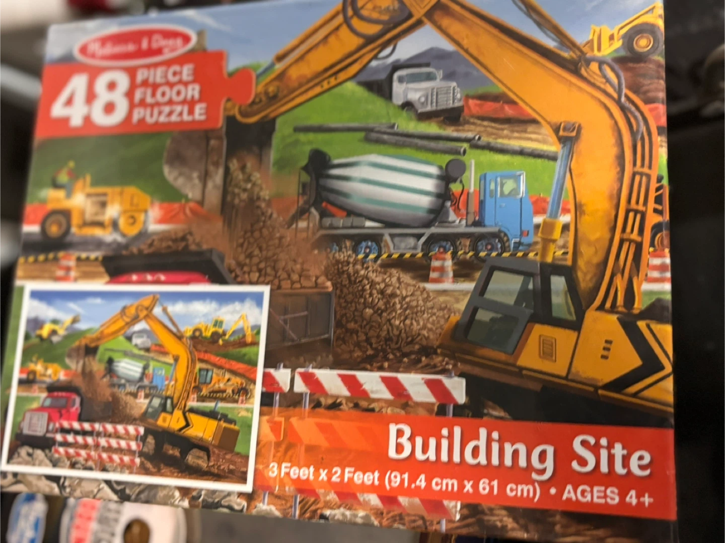 Melissa & Doug 48 Piece Floor Puzzle - Building Site - photo 5