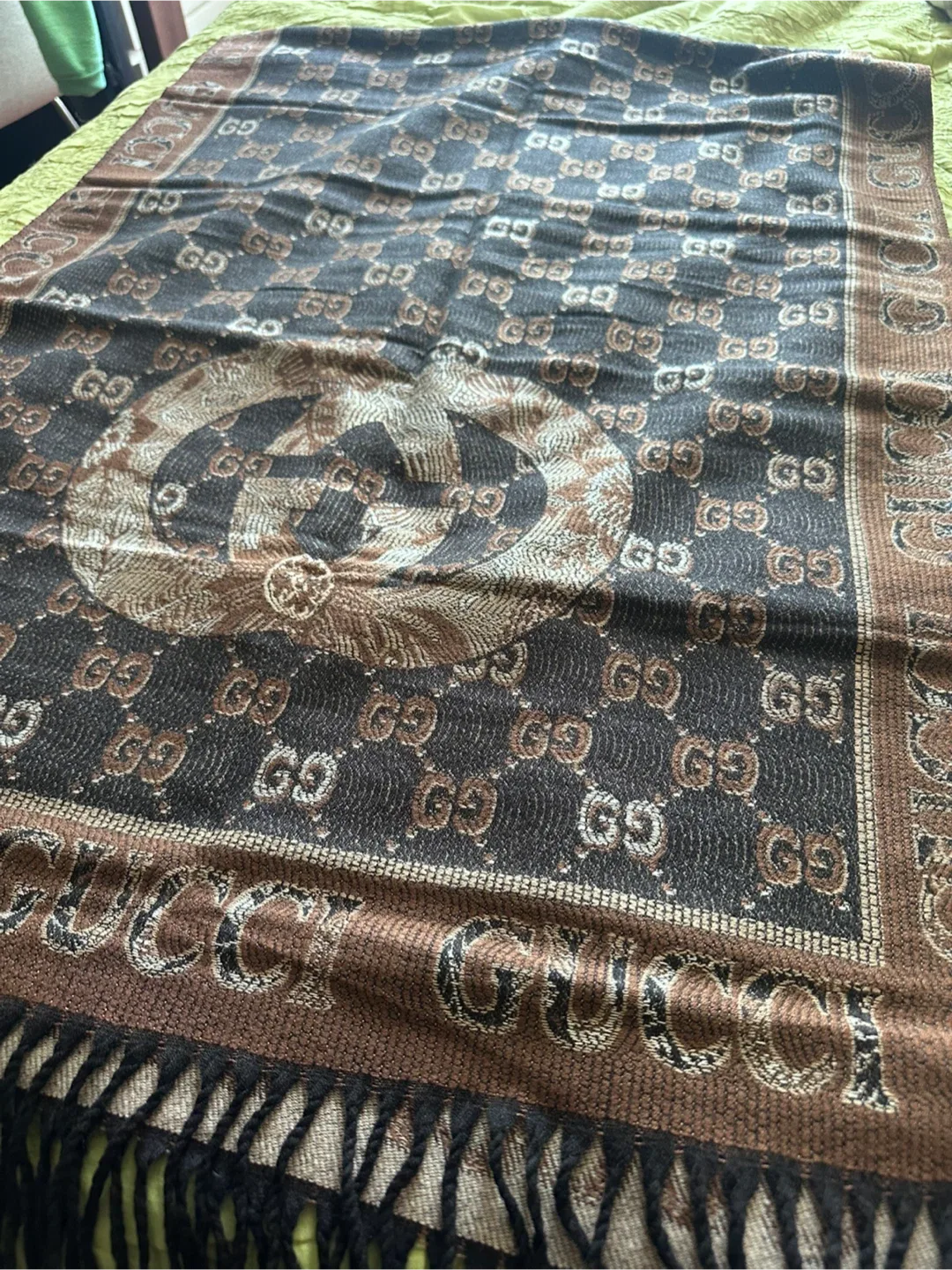 Gucci Wool Blend Scarf Replica image indicator(2)