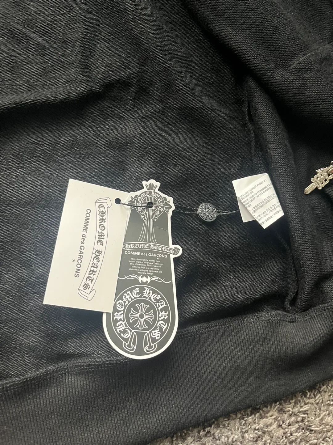 Chrome Hearts x Comme des Garçons Hoodie image indicator(4)