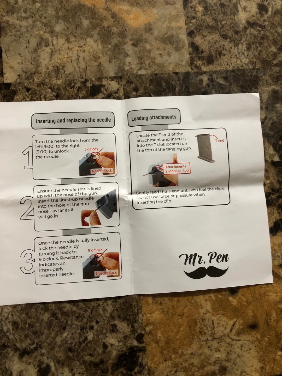 Mr. Pen Tagging Gun with Needles - New in Box! image indicator(6)