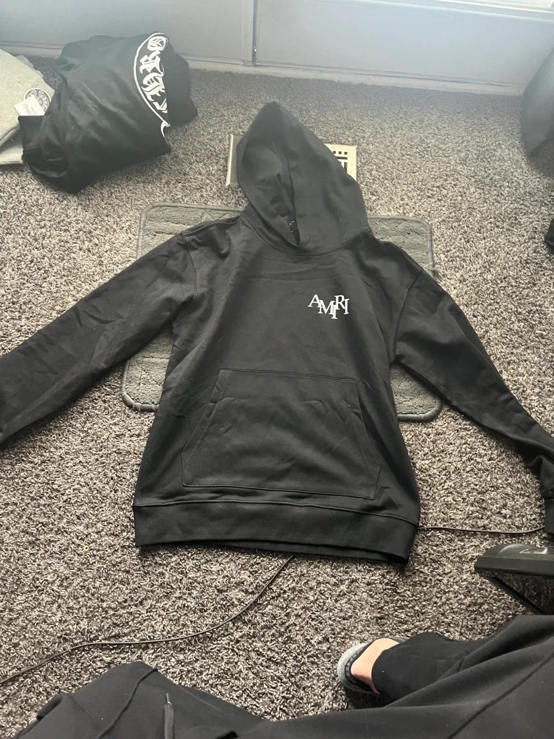 AMIRI Black Hoodie Size M