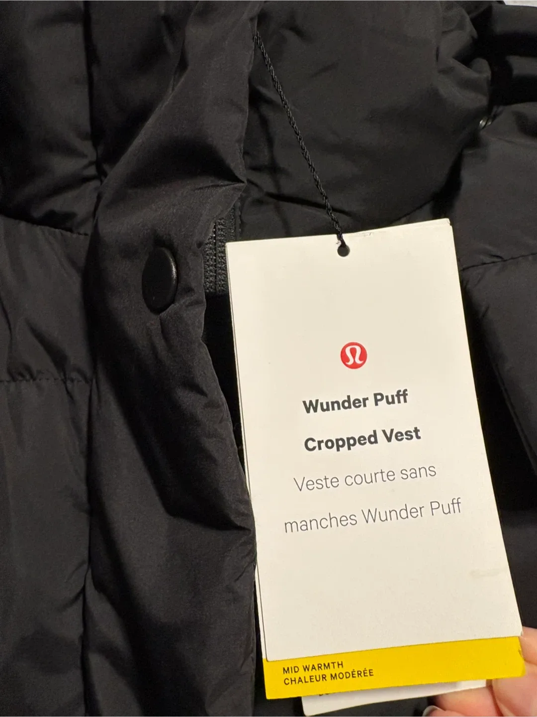 New Lululemon Wunder Puff Cropped Vest - Size 14 image indicator(5)
