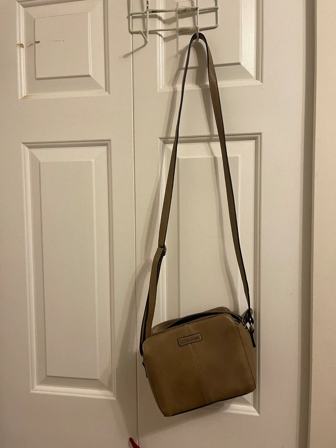 Roots Leather Crossbody Bag