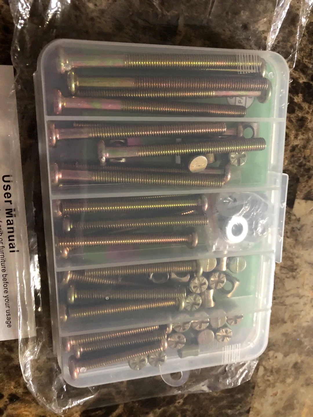 cSeao M6 Bolts Nuts Assortment Kit - 50 Pieces image indicator(4)