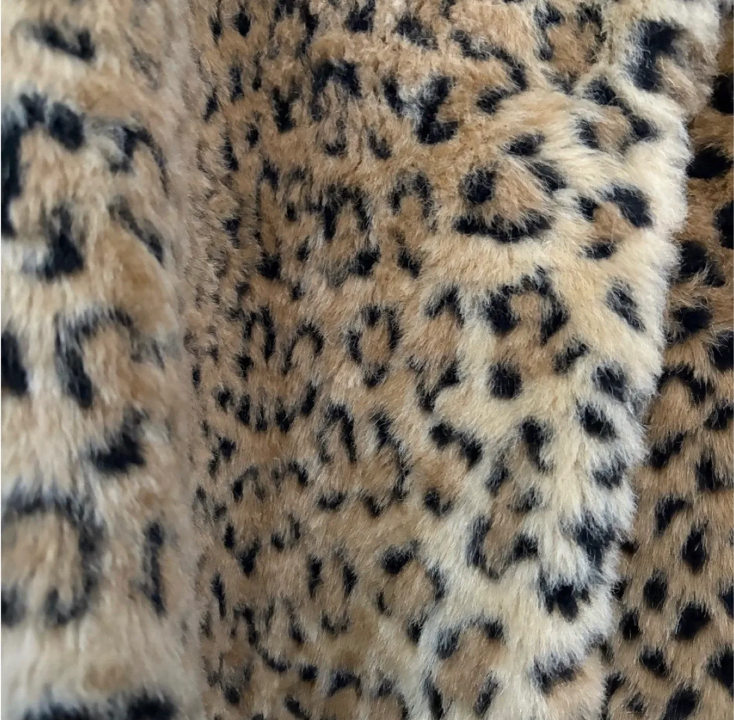 Leopard Animal Print Faux Fur Long Coat image indicator(7)