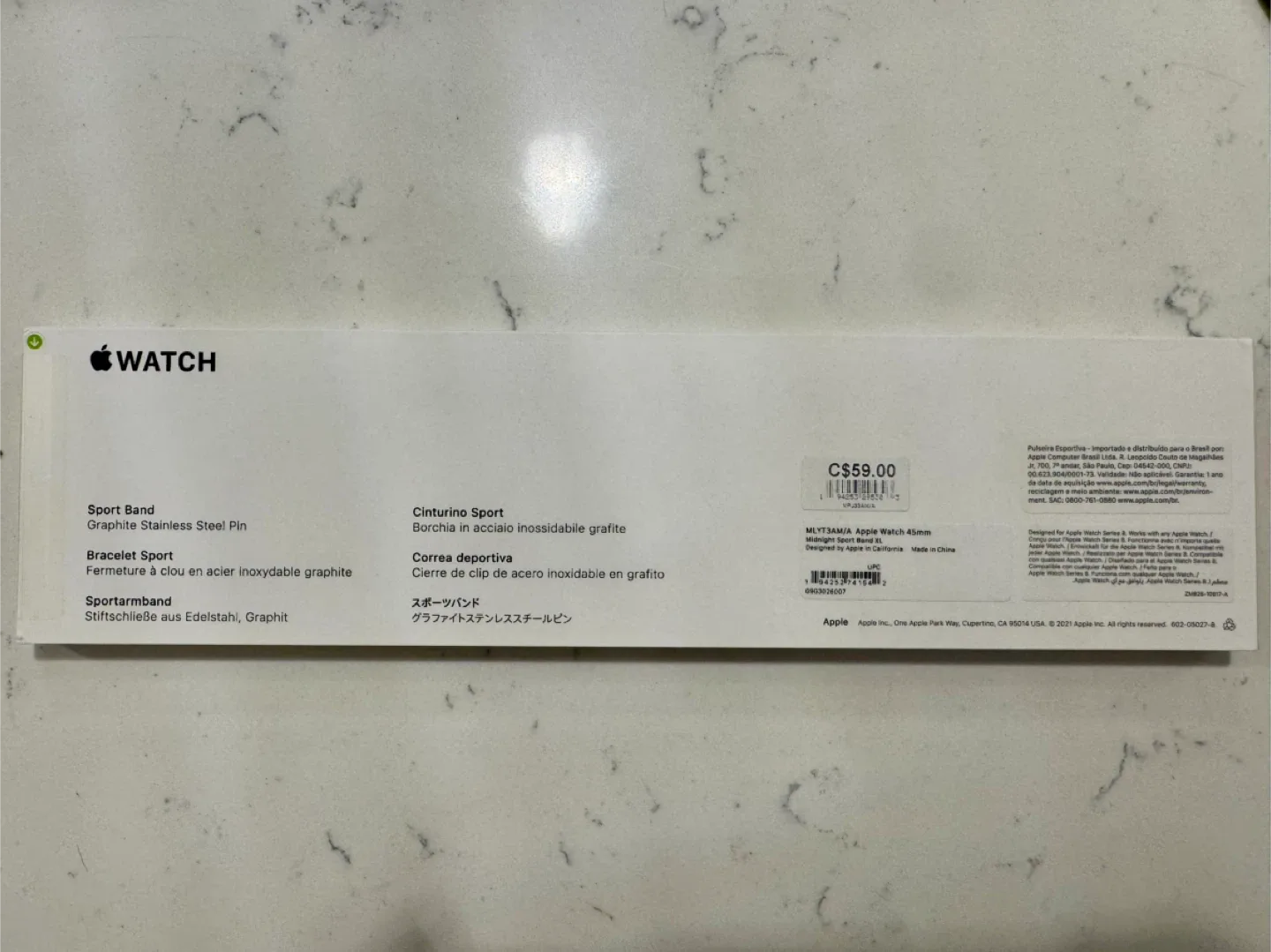 Apple Watch Midnight Sport Band 45mm - New image indicator(3)