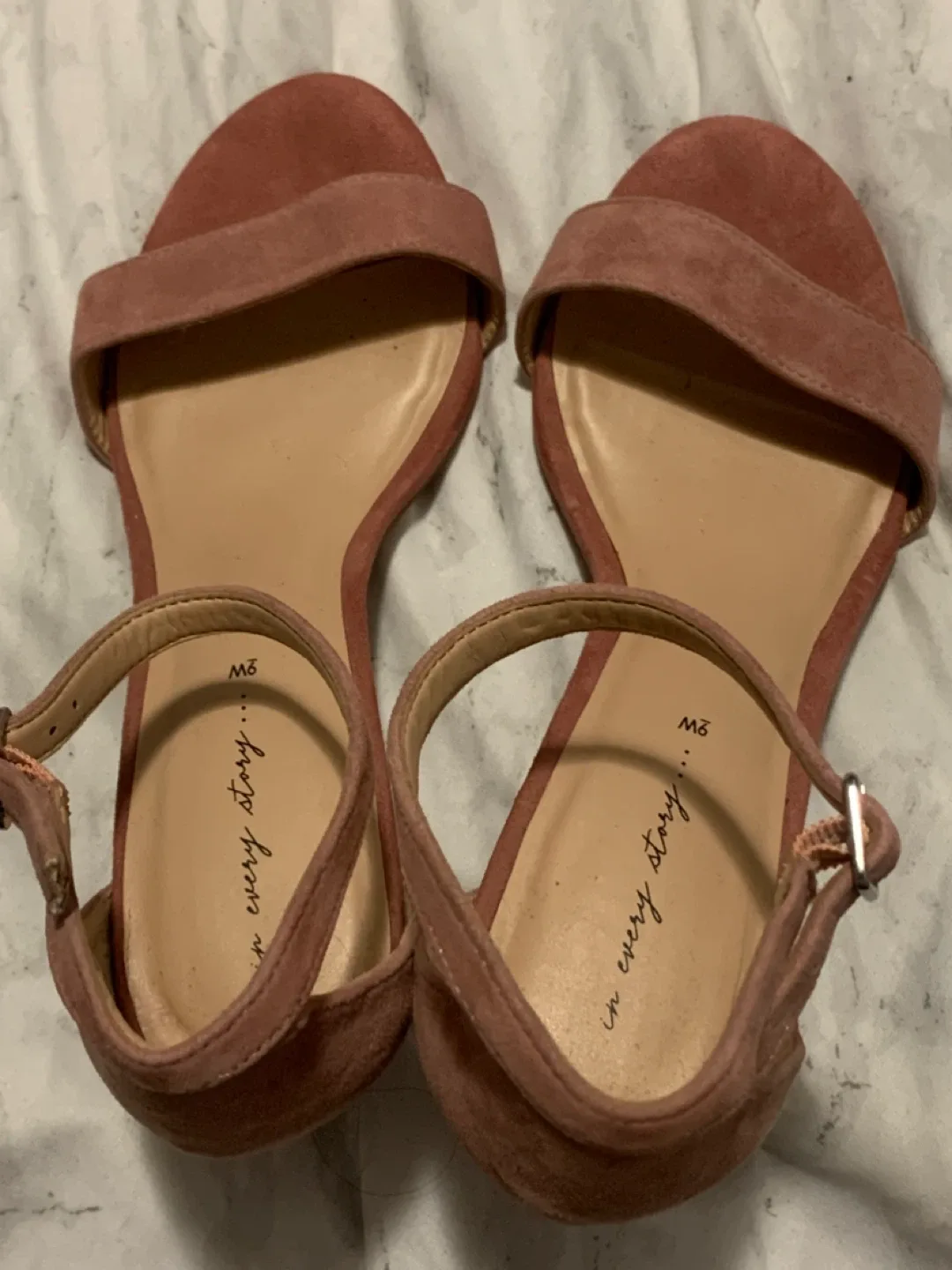 Pink Ankle strap sandals