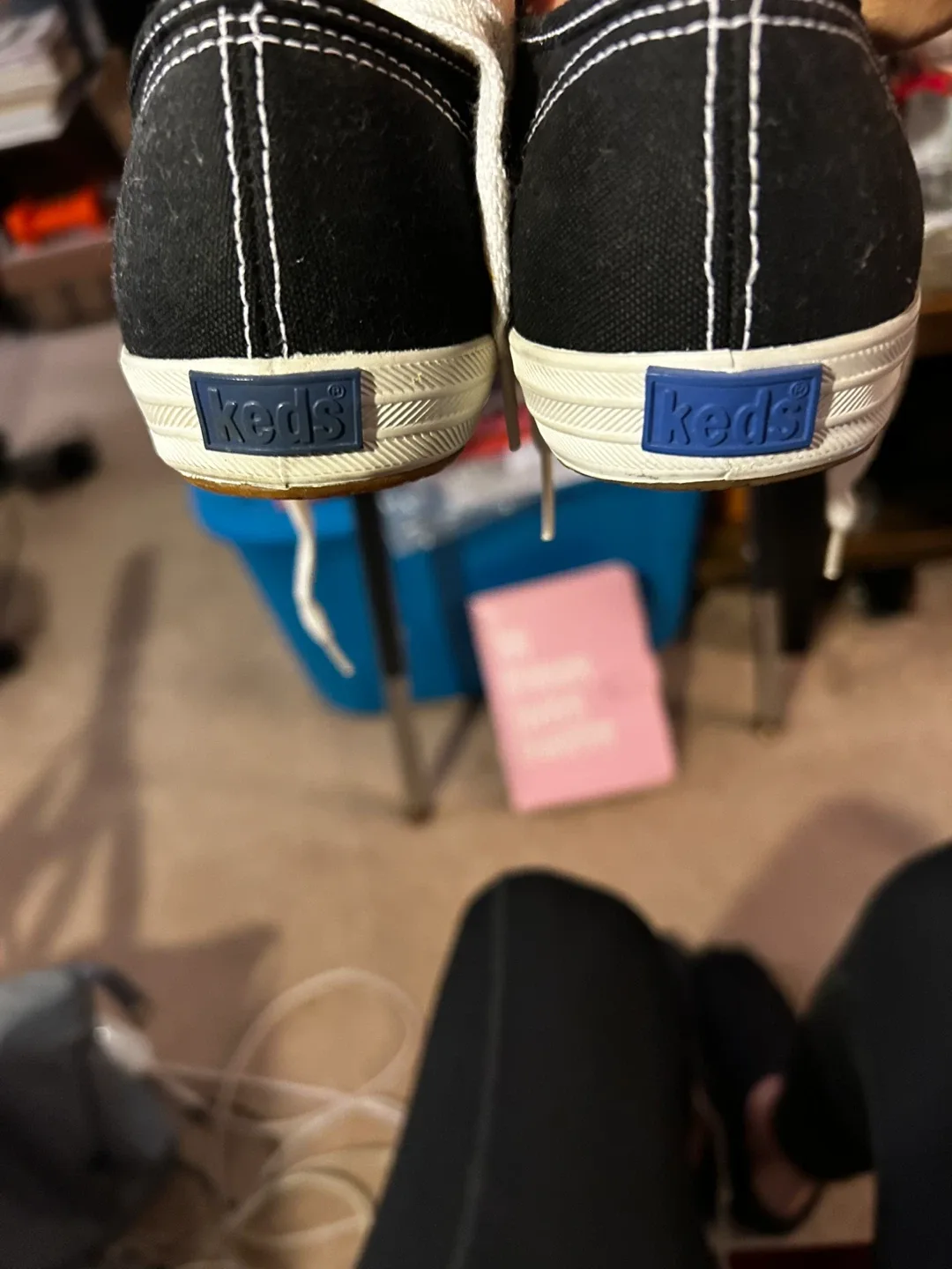 Keds Original Black Canvas Sneakers image indicator(5)