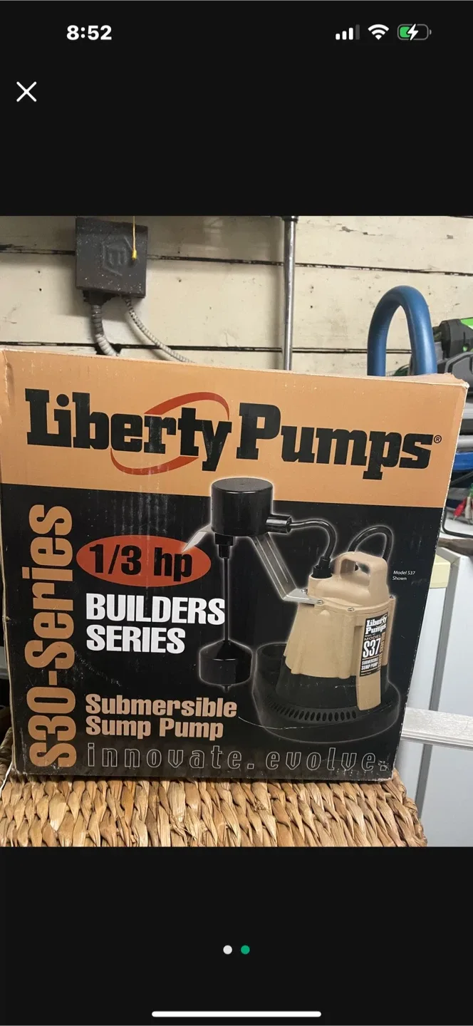 Liberty Pumps S30-Series 1/3 HP Submersible Sump Pump