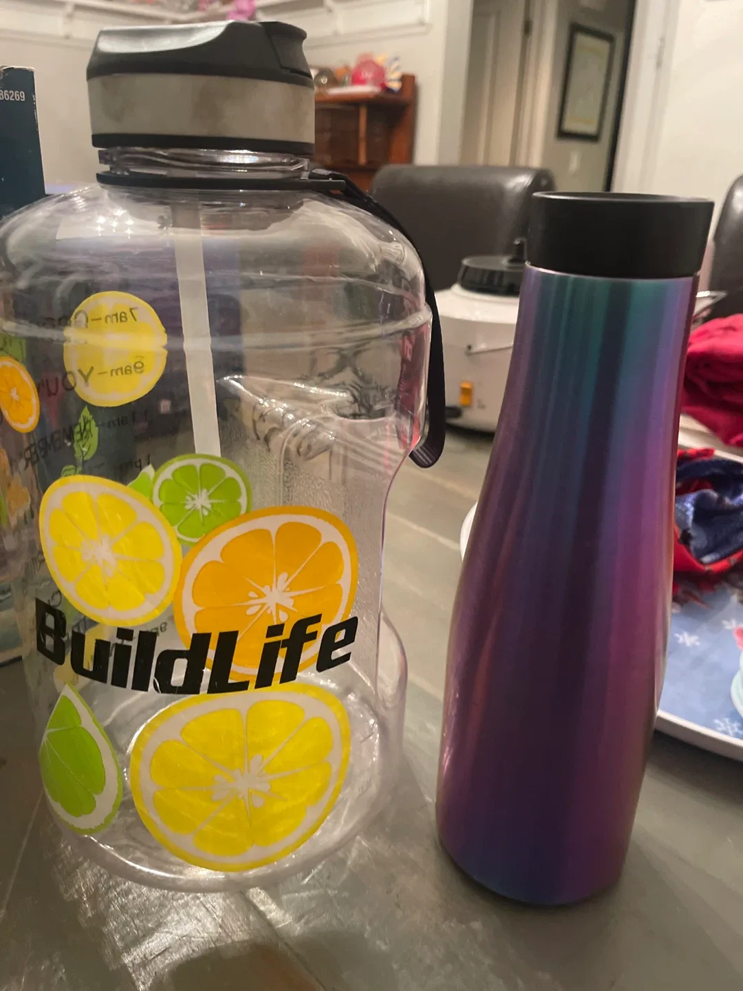 BuildLife Motivational Water Bottle