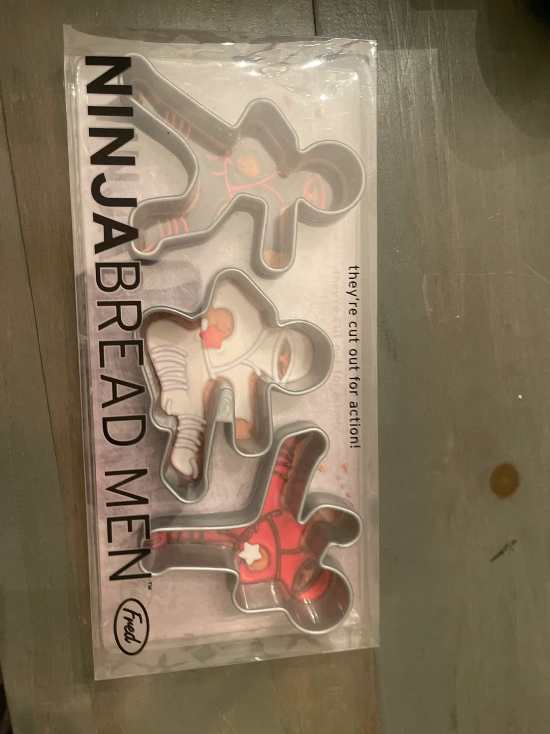 Fred NINJABREAD MEN Cookie Cutters - New