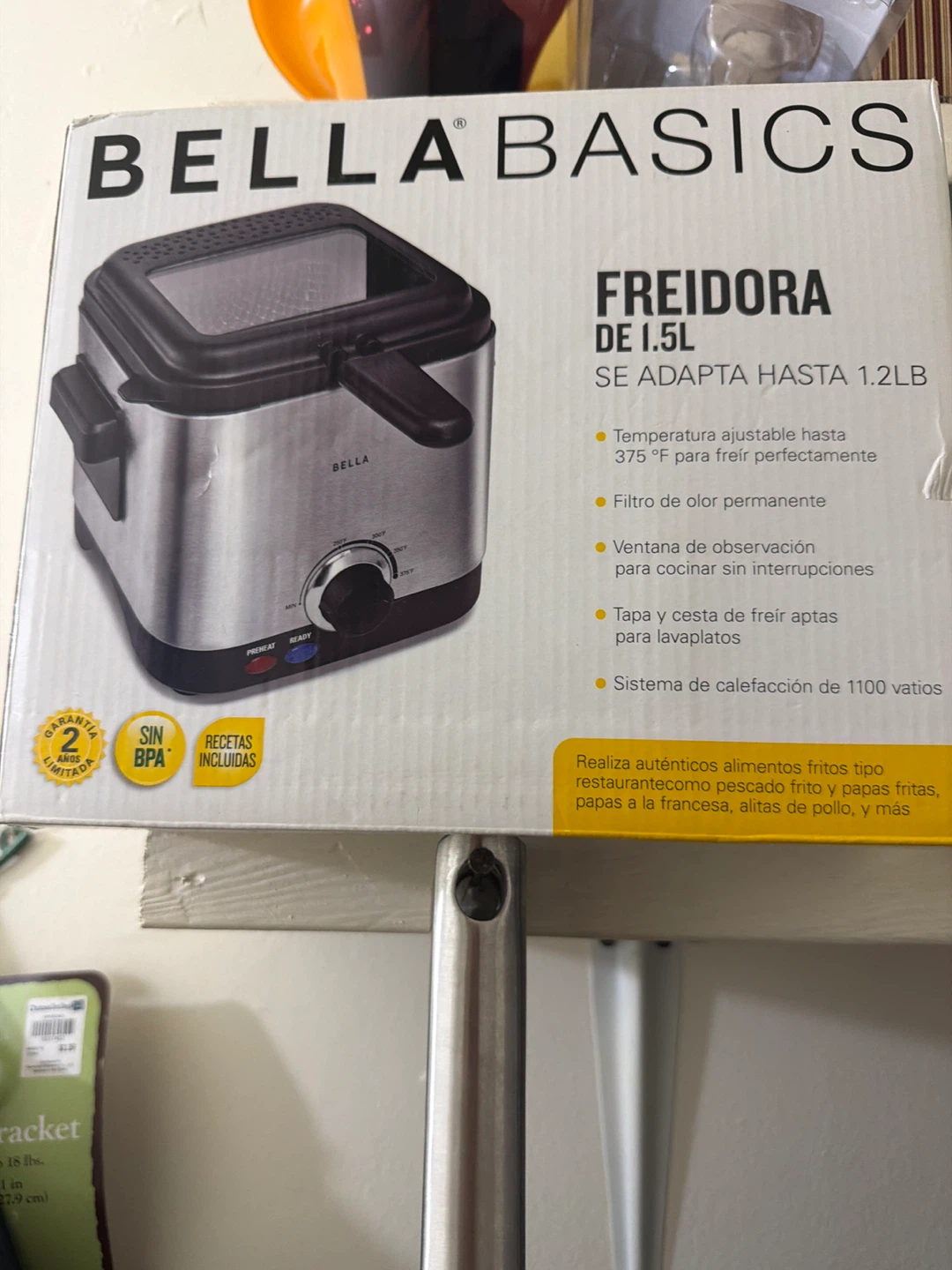 “#cleanout”Bella Basics 1.5L Deep Fryer - Like New! - photo 4