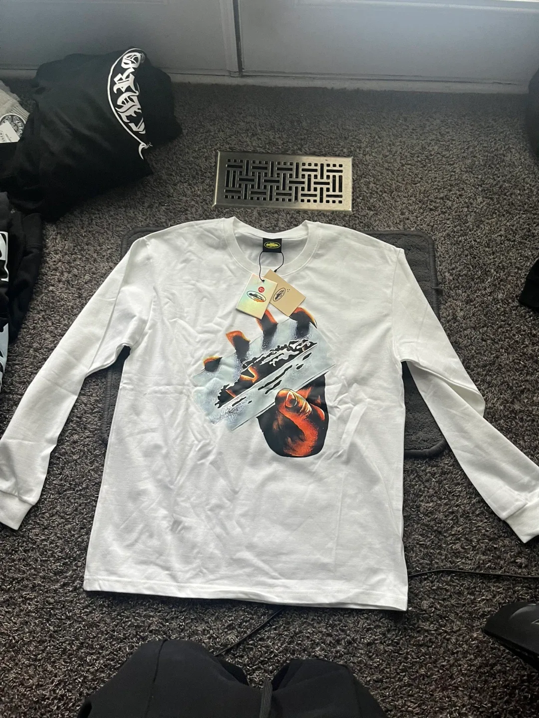 Cortiez White Long Sleeve Shirt - Size M