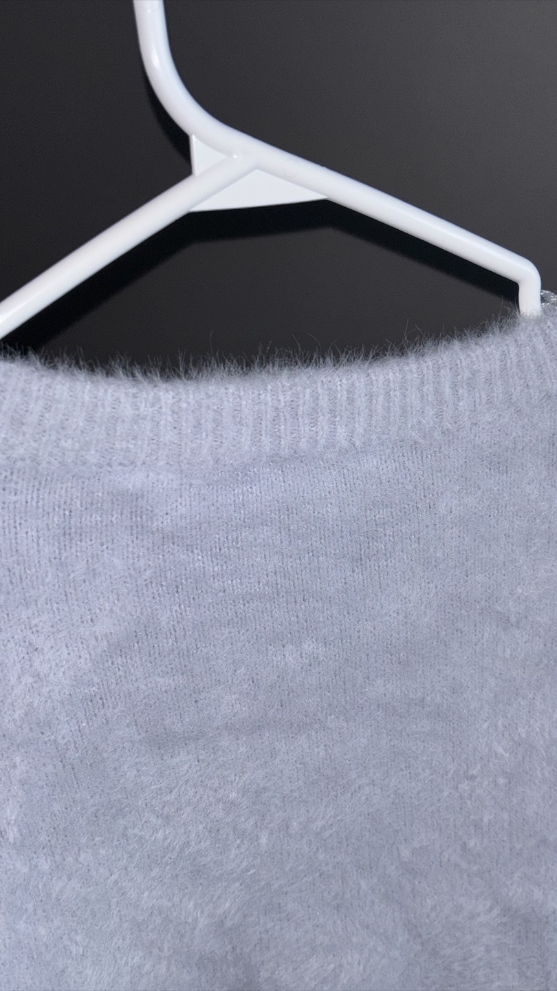 Ardene Soft Fuzzy Knit Sweater - Light Blue - photo 2