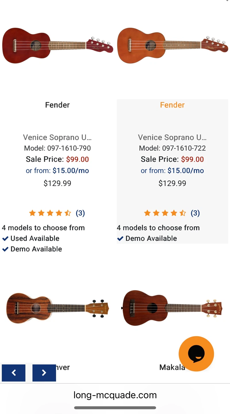 Fender (Soprano) Ukulele with Denver Case - photo 5