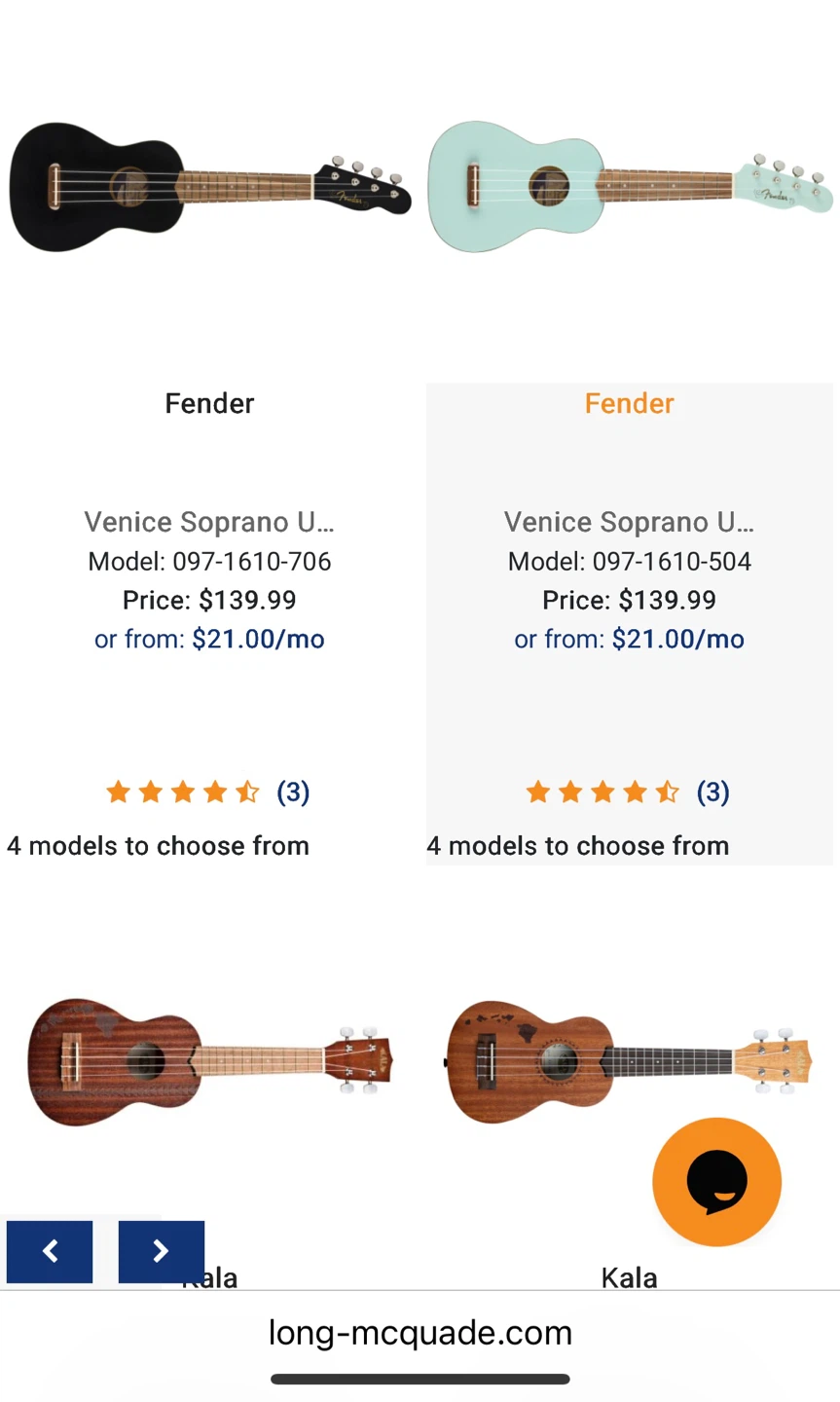 Fender (Soprano) Ukulele with Denver Case - photo 4