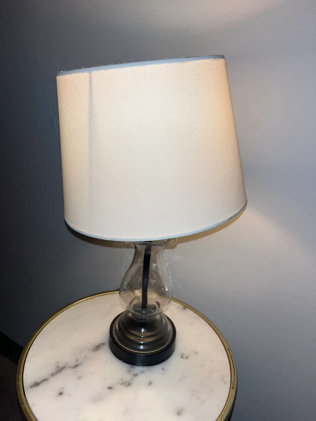 Table Lamp with White Shade - photo 2