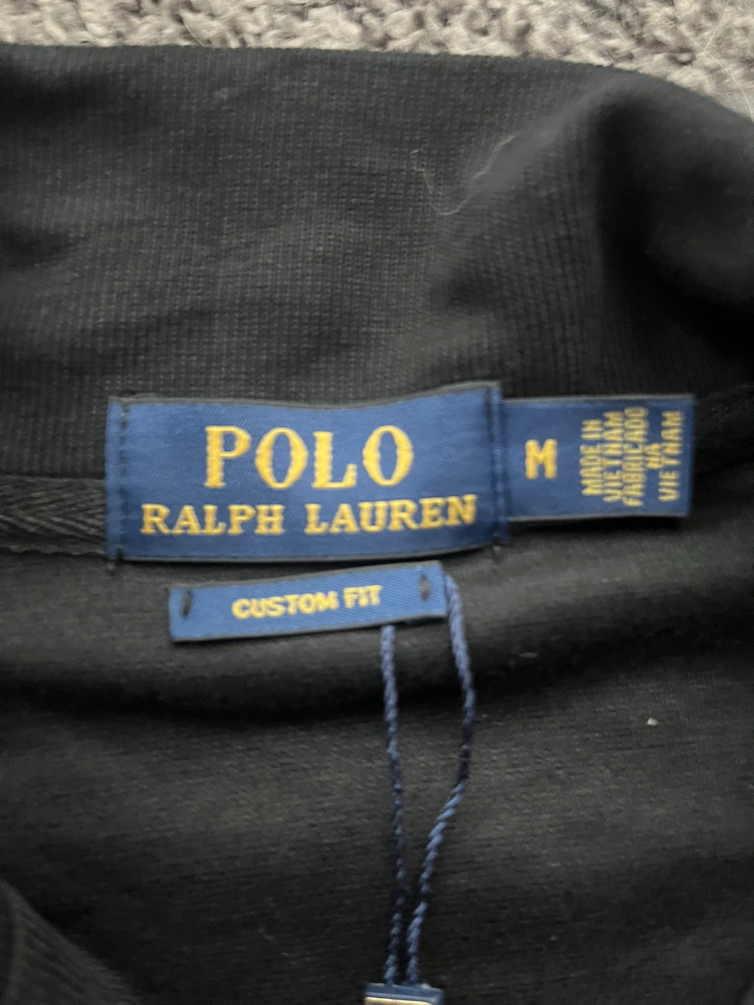 New Polo Ralph Lauren Custom Fit Black Pullover - M - photo 4