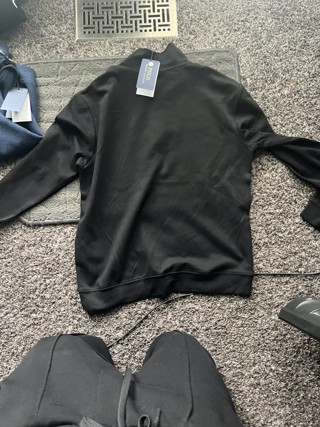 New Polo Ralph Lauren Custom Fit Black Pullover - M - photo 5