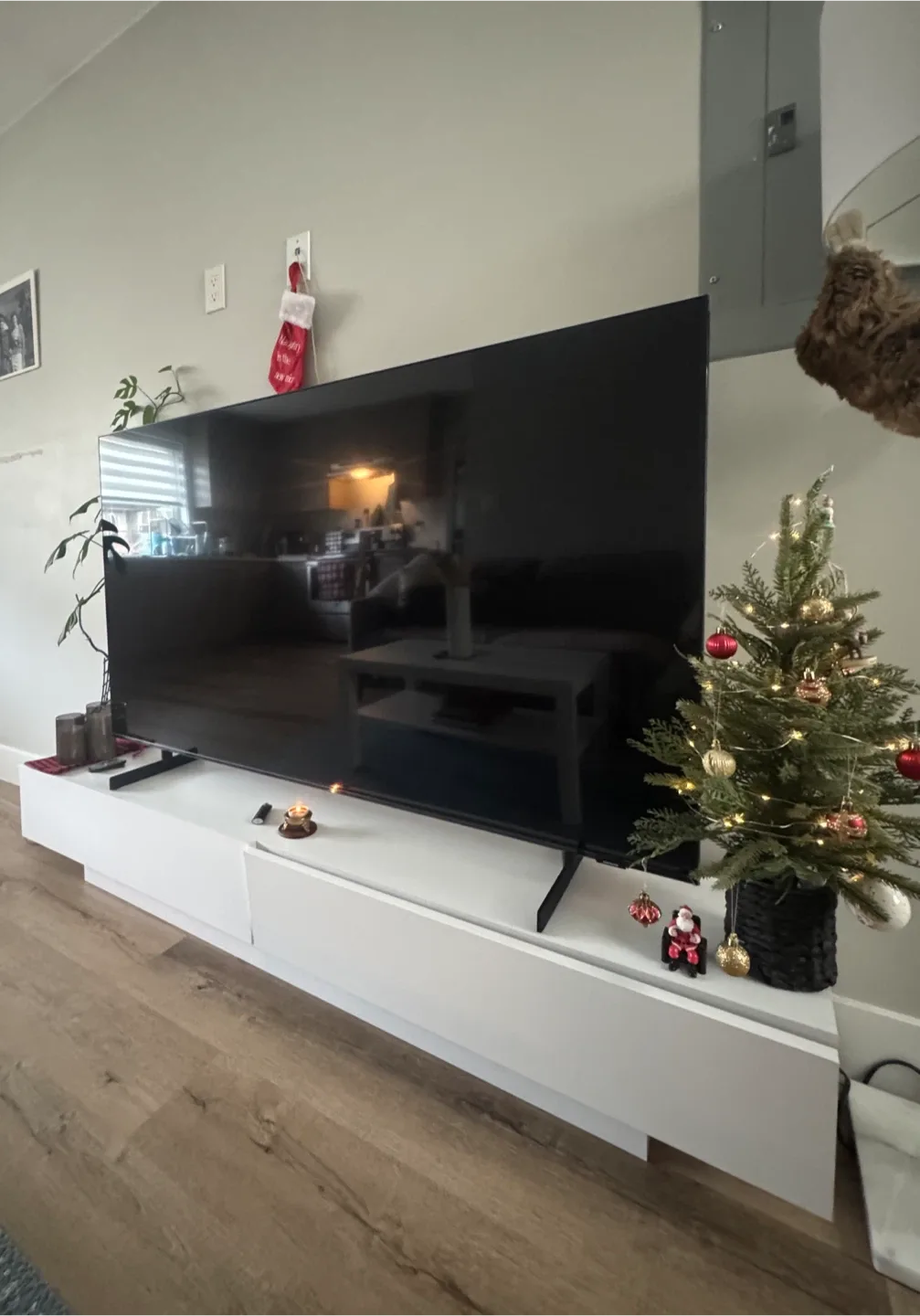 Orren Ellis Hulsey White TV Stand (up to 75") image indicator(2)