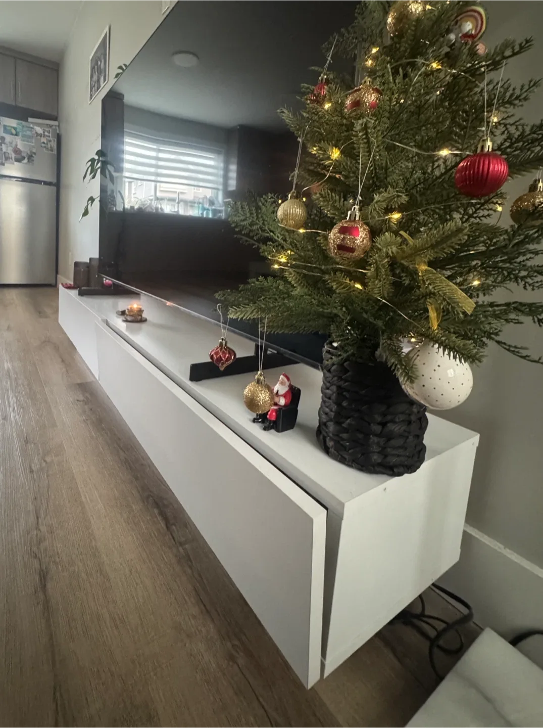 Orren Ellis Hulsey White TV Stand (up to 75") image indicator(3)