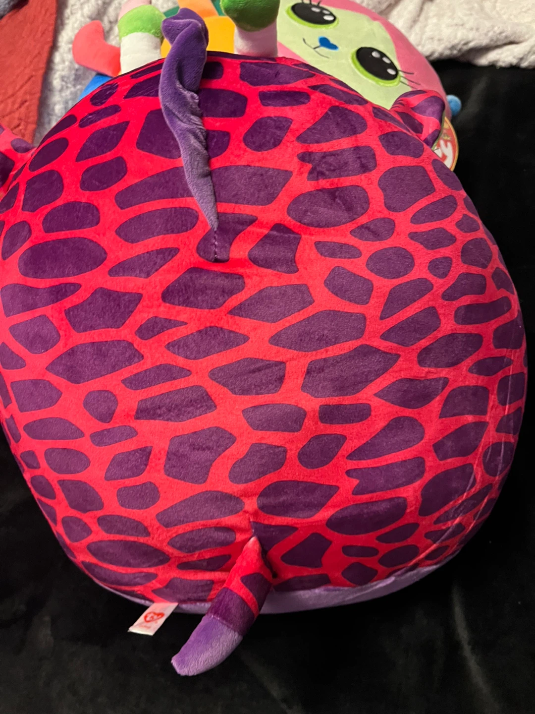 Ty Beanie Ballz - Purple & Pink Giraffe - photo 3