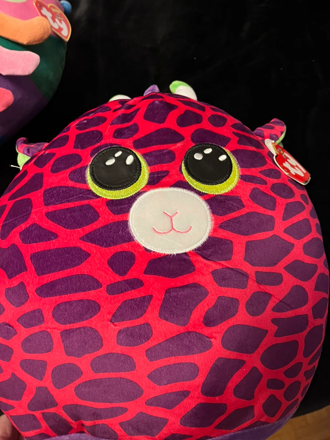 Ty Beanie Ballz - Purple & Pink Giraffe - photo 2