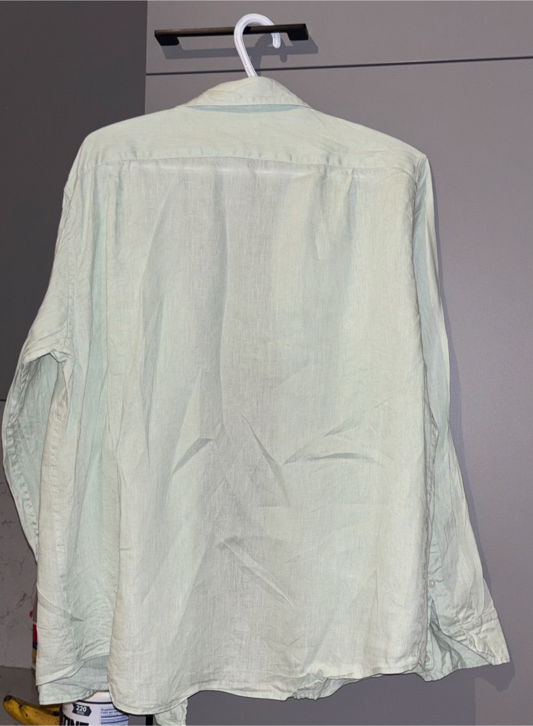 Uniqlo Mint Green Button-Down Shirt (Linen Blend) - photo 2