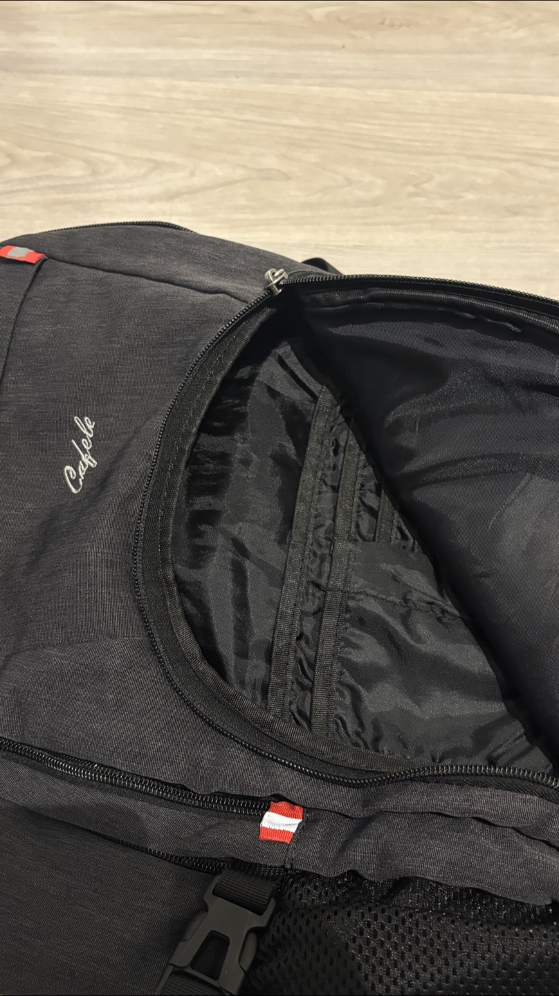 Black Multi-Compartment Backpack - Great for School/Work - photo 4