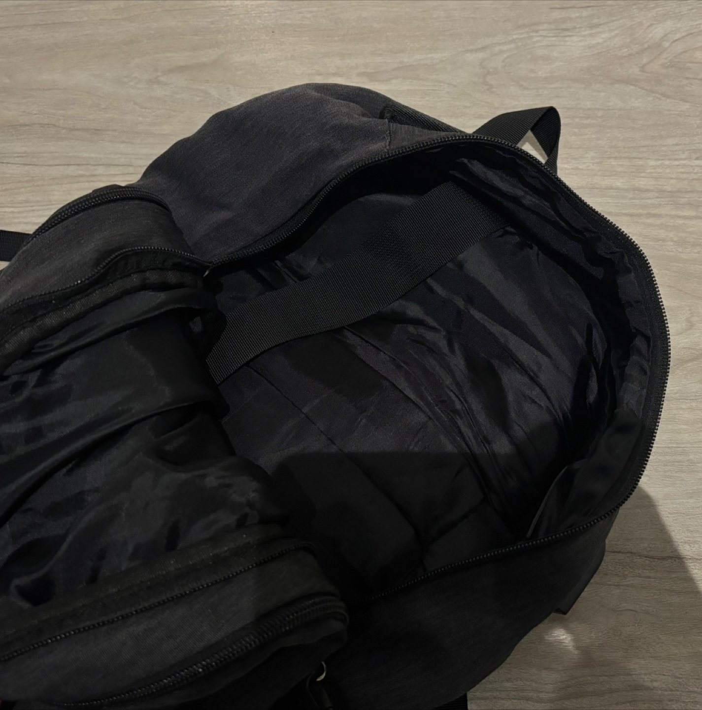Black Multi-Compartment Backpack - Great for School/Work - photo 2