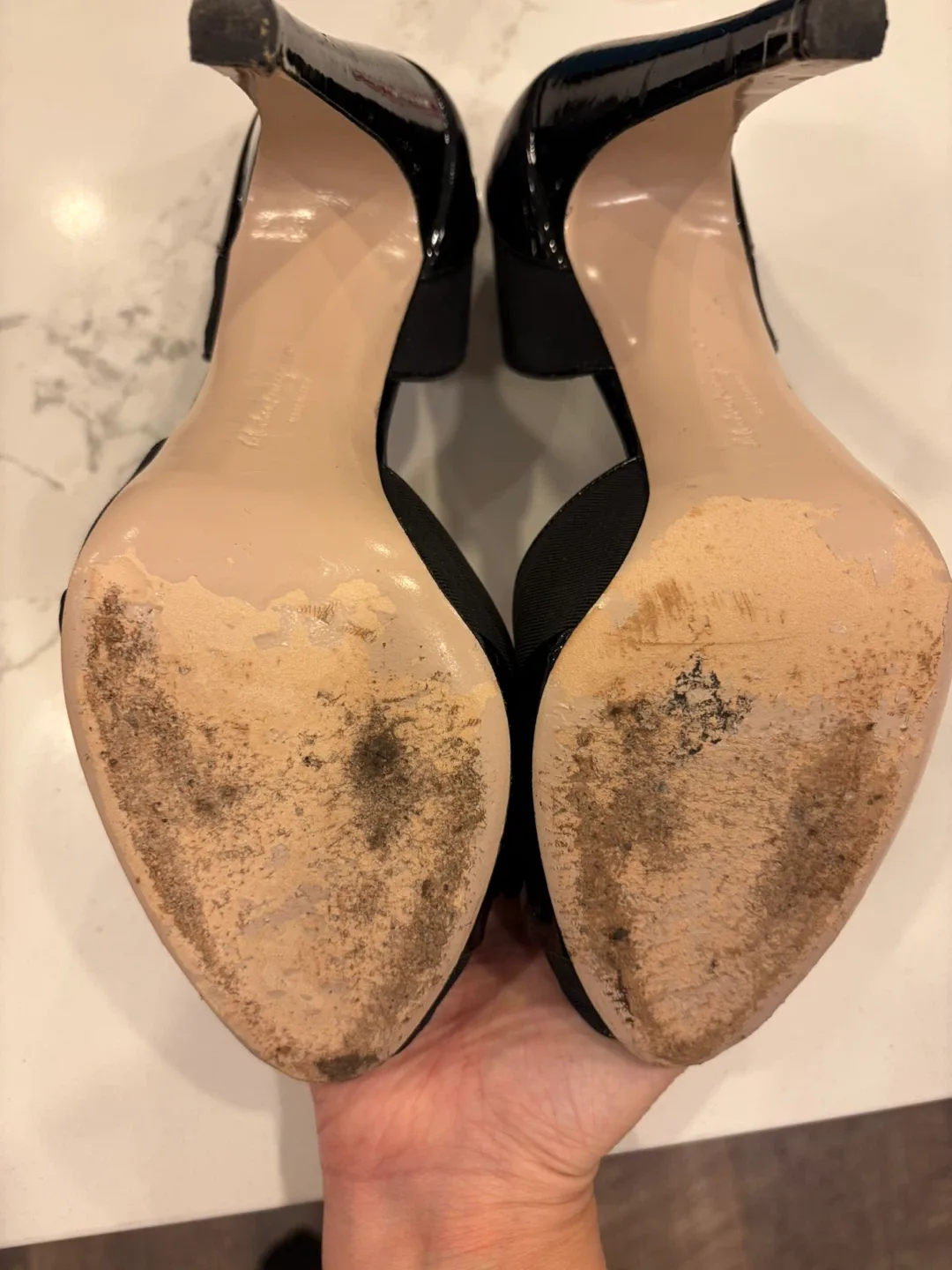 Salvatore Ferragamo Black Heels - Size 8 image indicator(5)