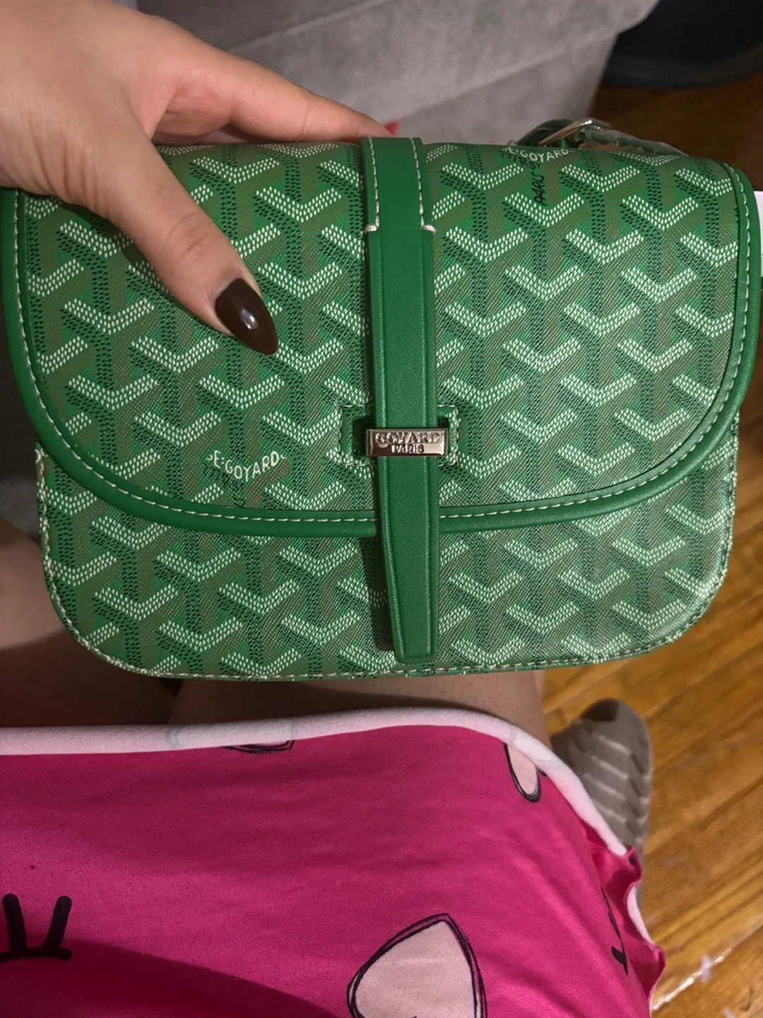Goyard Green Shoulder Bag image indicator(4)