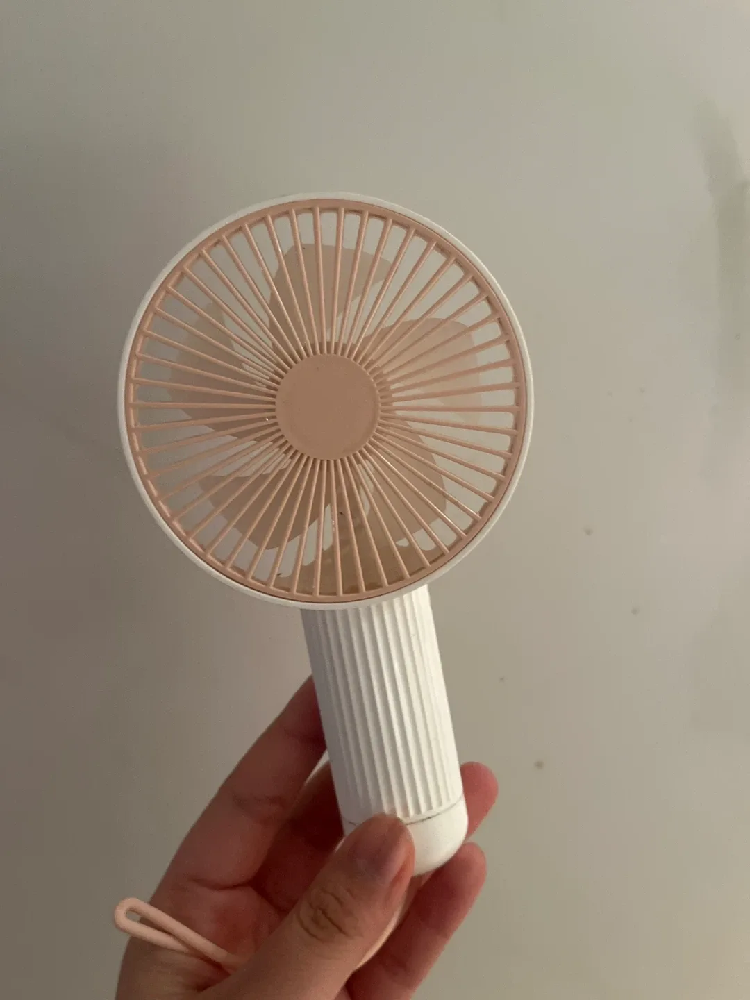 Portable Handheld Mini Fan - White
