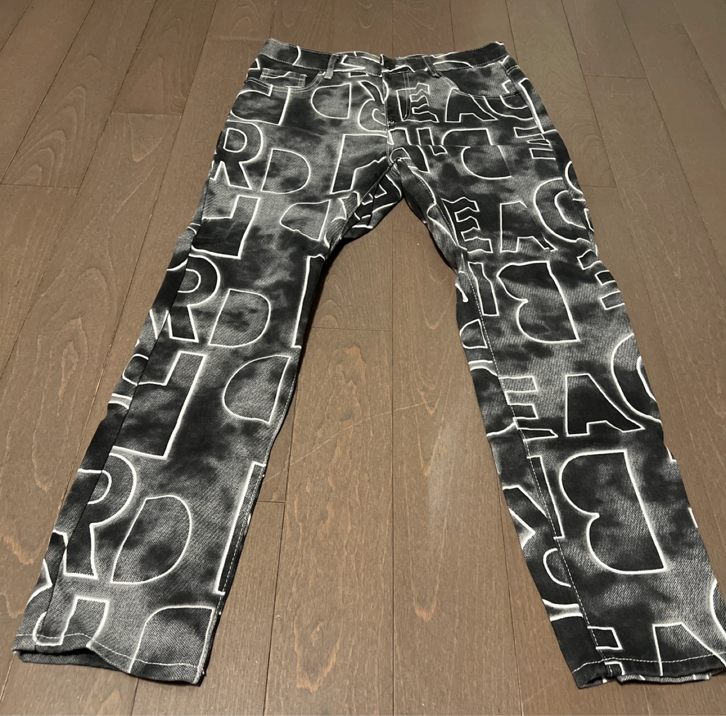 Style Printed Black & Grey Jeans - photo 3
