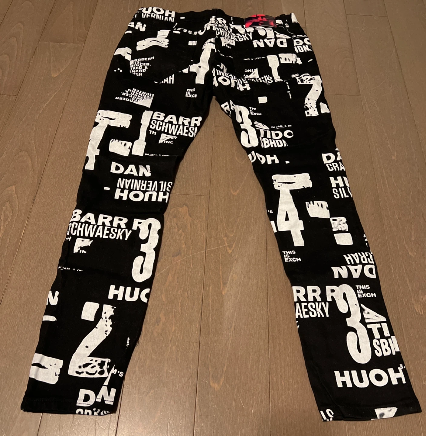 Style Printed Black & Grey Jeans - photo 4