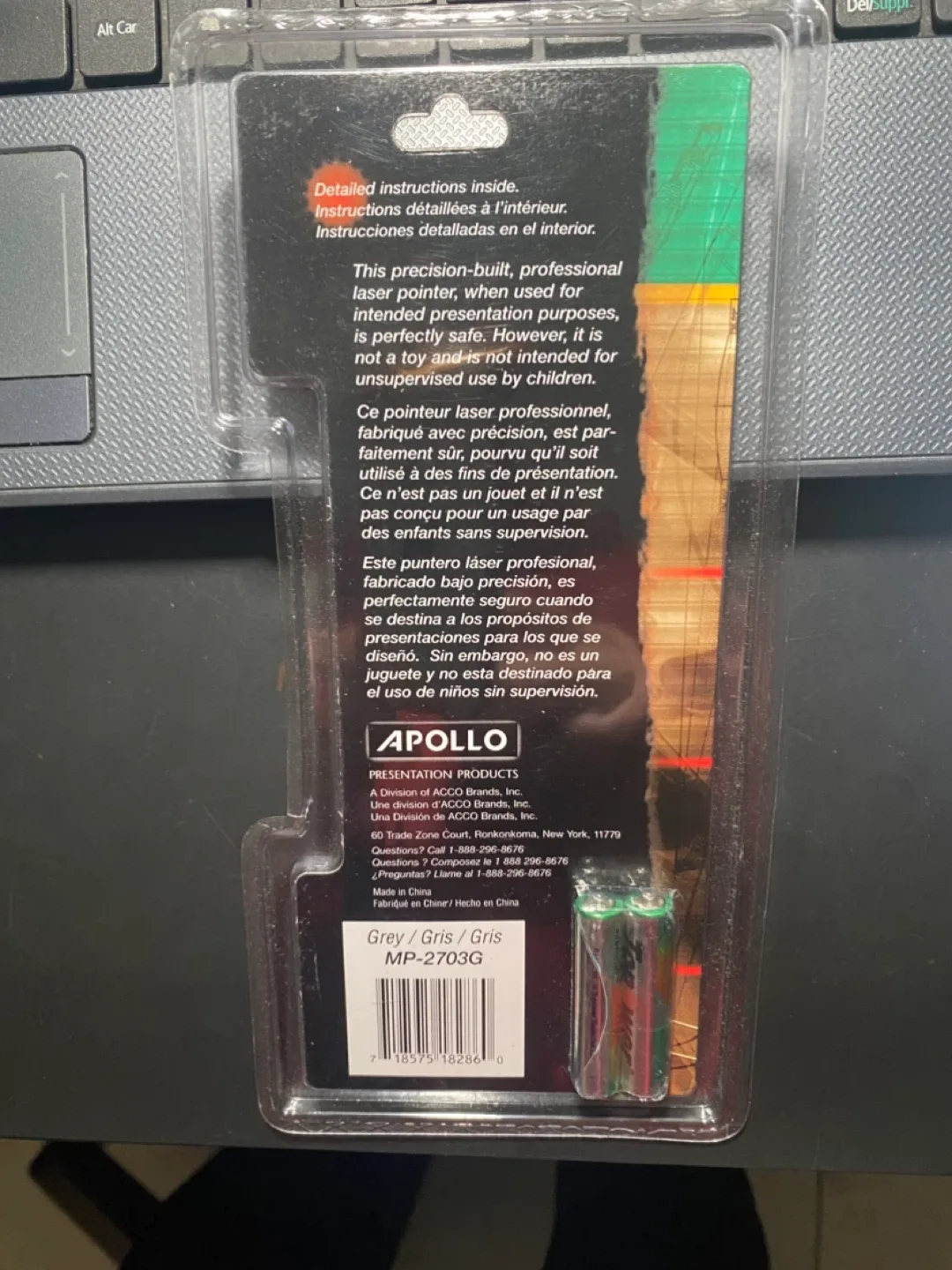 Apollo Comfort Laser Pointer - New in Package image indicator(2)