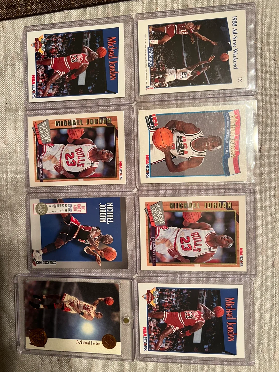 Michael Jordan sports cards.  Take them all
