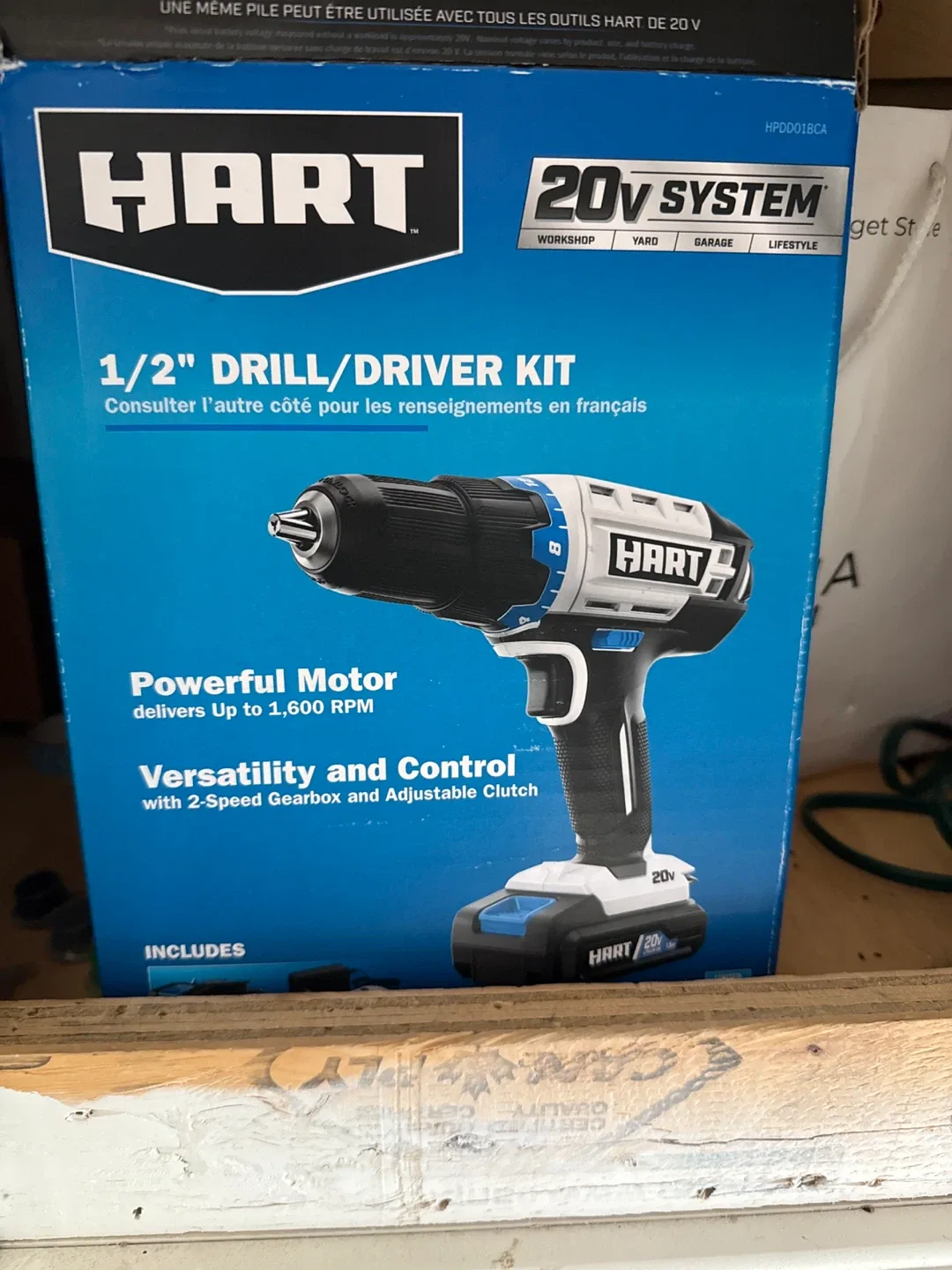 Hart 20V 1/2" Drill/Driver Kit - New in Box!