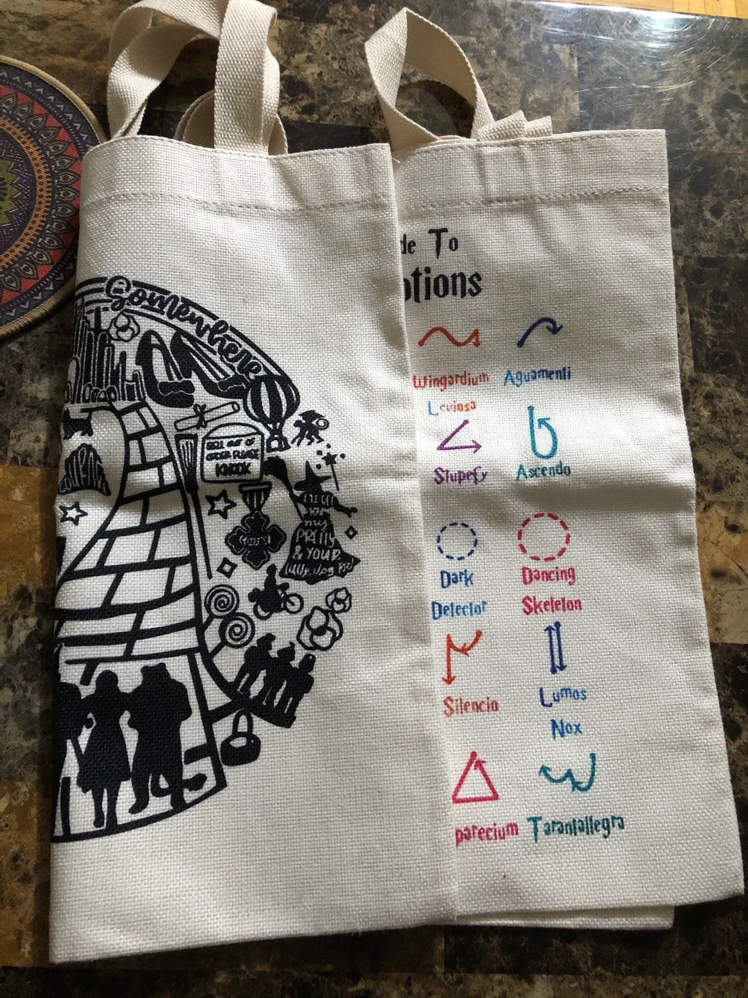 Harry Potter Canvas Tote Bags - Set of 2 image indicator(4)