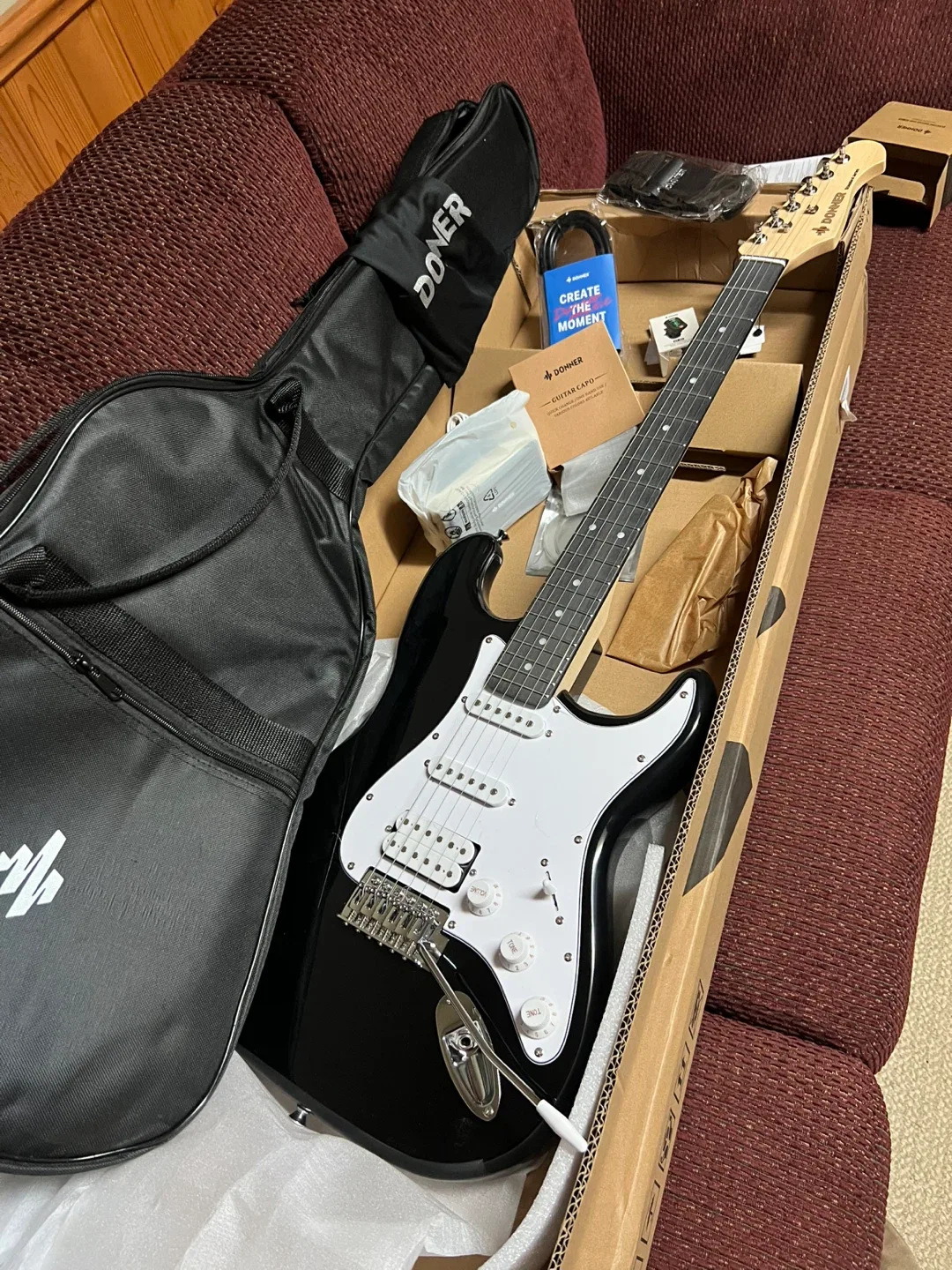 Guitar package.  New.  Everything u need