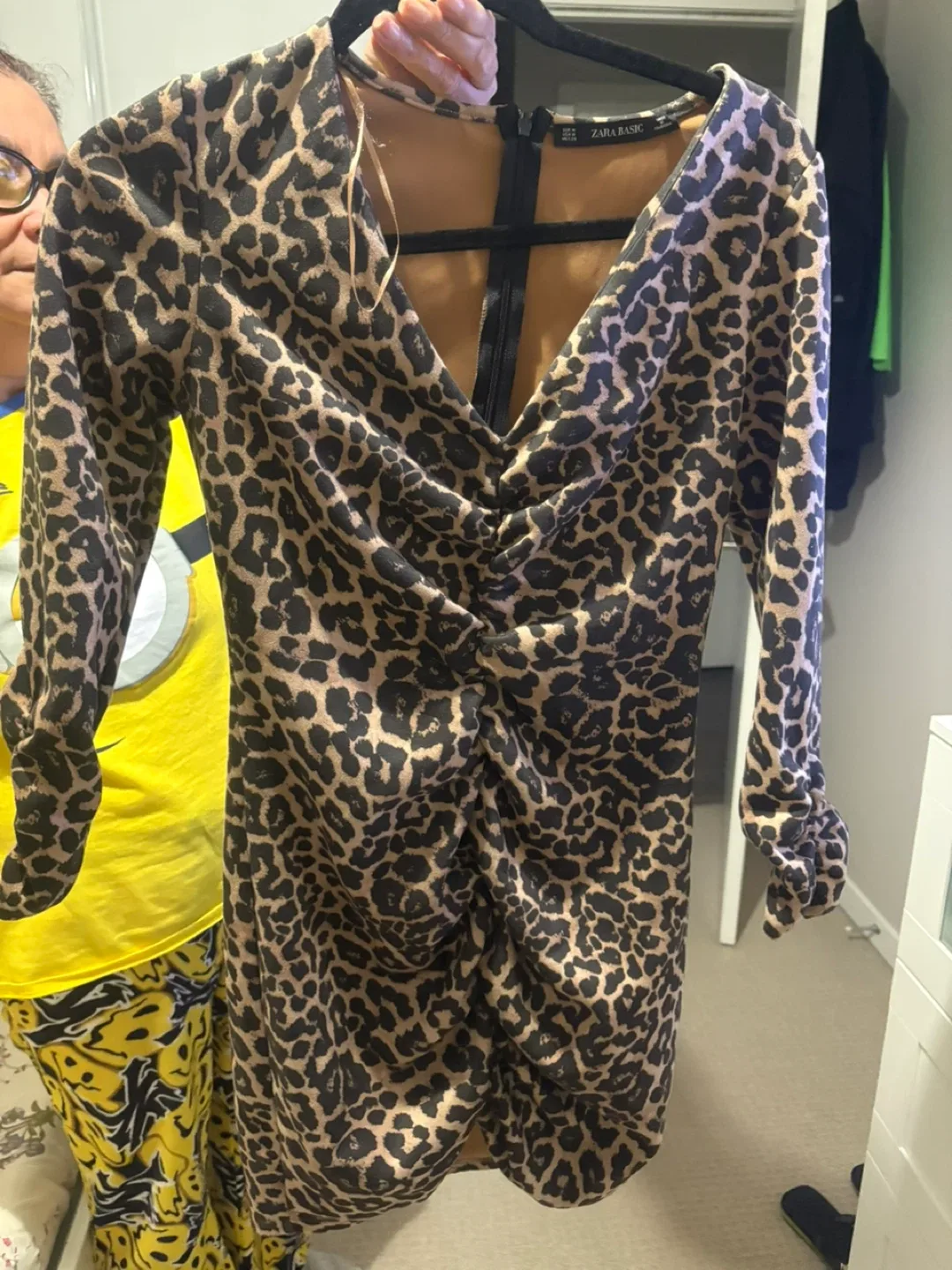 Zara Basic Leopard Print Dress - Size M image indicator(3)