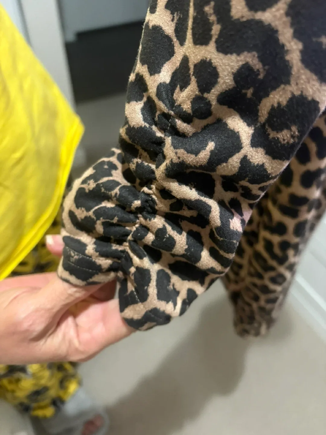 Zara Basic Leopard Print Dress - Size M