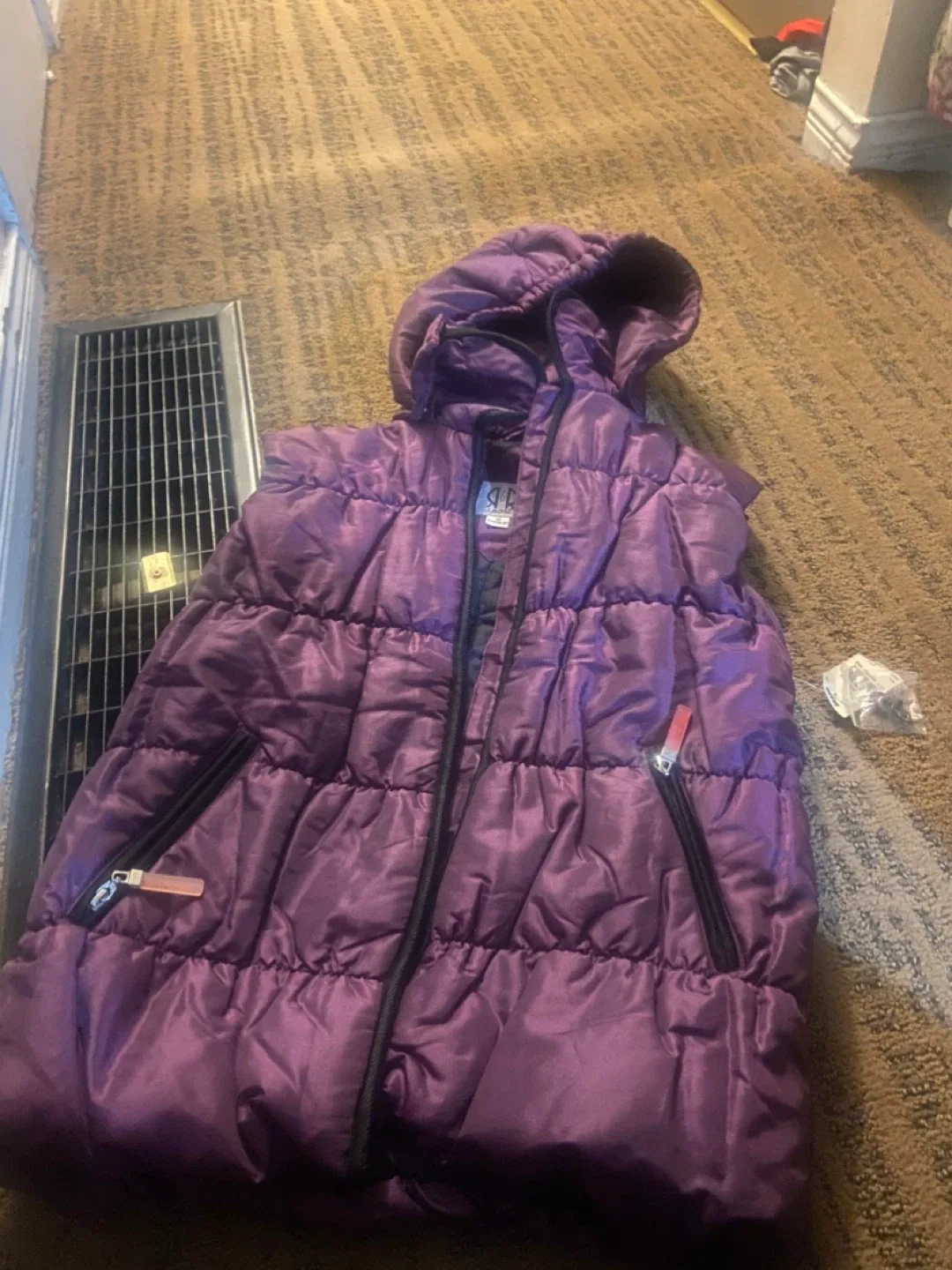 Purple Puffer Vest