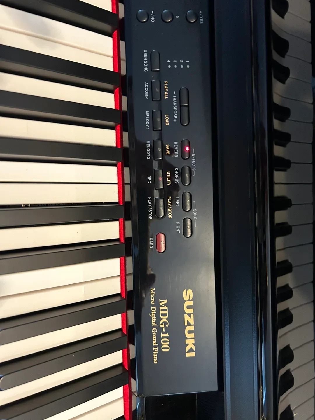 Suzuki MDG 100 micro Digital Grand Piano image indicator(7)