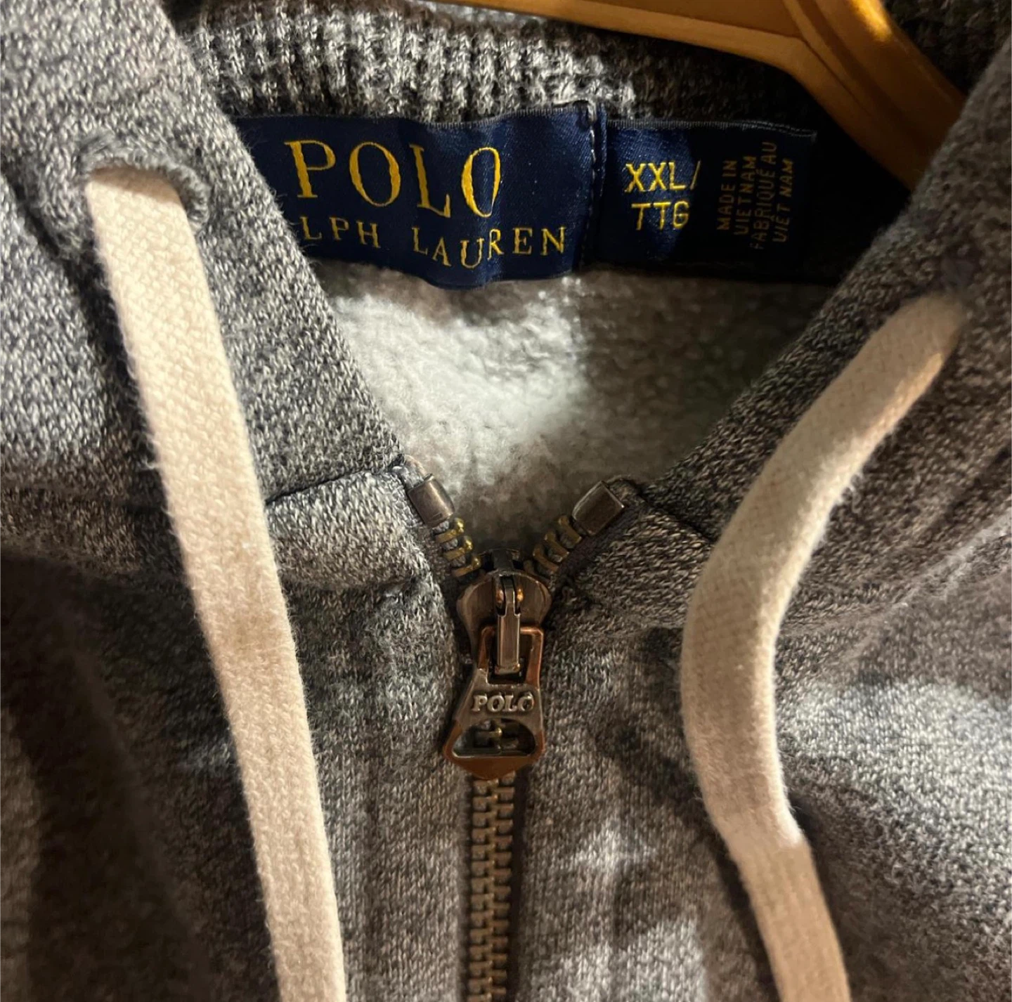 Polo Ralph Lauren Gray Full Zip Hoodie XXL - photo 5